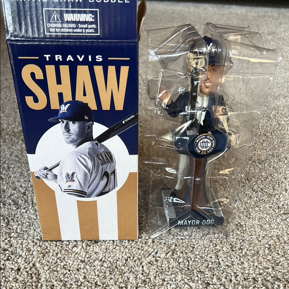 Milwaukee Brewers Travis Shaw Bobblehead with Box